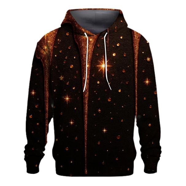 Copper Bronze Meteor Drips designer hoodies