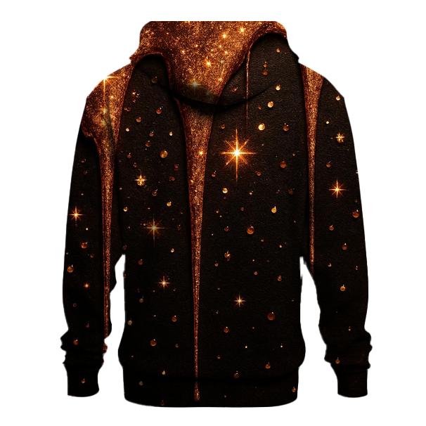 Copper Bronze Meteor Drips designer hoodies