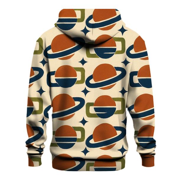 Mod Geometric Saturn Tiles lightweight hoodies