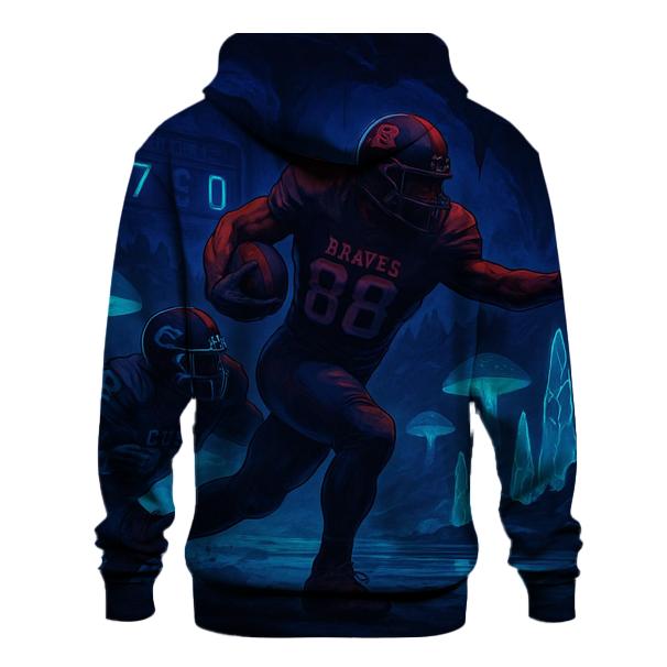Underground Cavern Field Lit By Bioluminescence lightweight hoodies