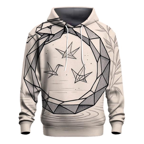 Paper Crane Ouroboros Loop custom hoodies