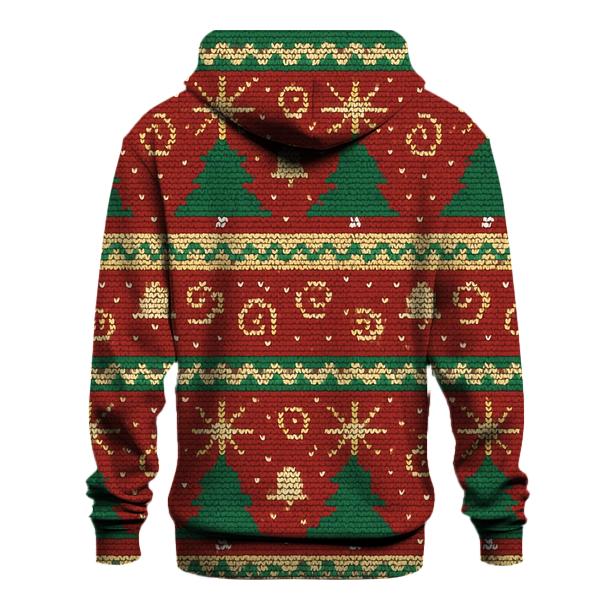 Christmas Tree Fireworks Band Design printed hoodies