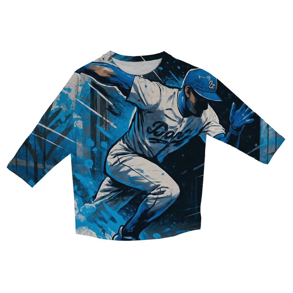 Graffiti Dugout Velocity stylish quarter sleeve tops