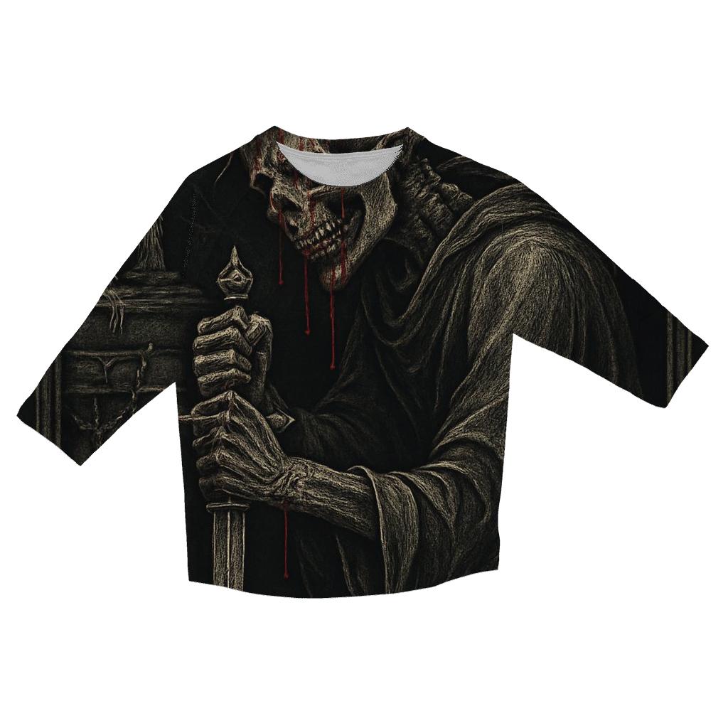 Dagger Vow Of The Thorned Saint trendy 3/4 sleeve tops