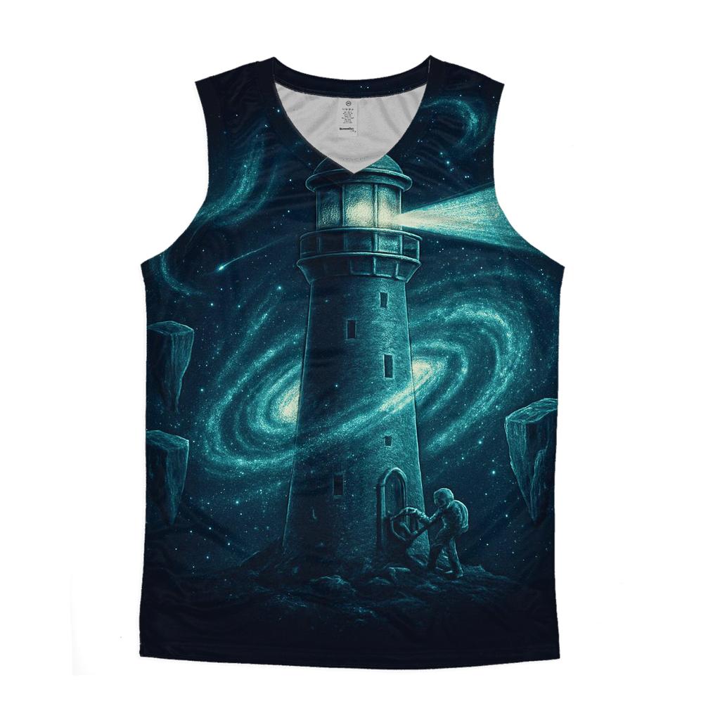 Lighthouse Of The Spiral Tide designer workout tanks