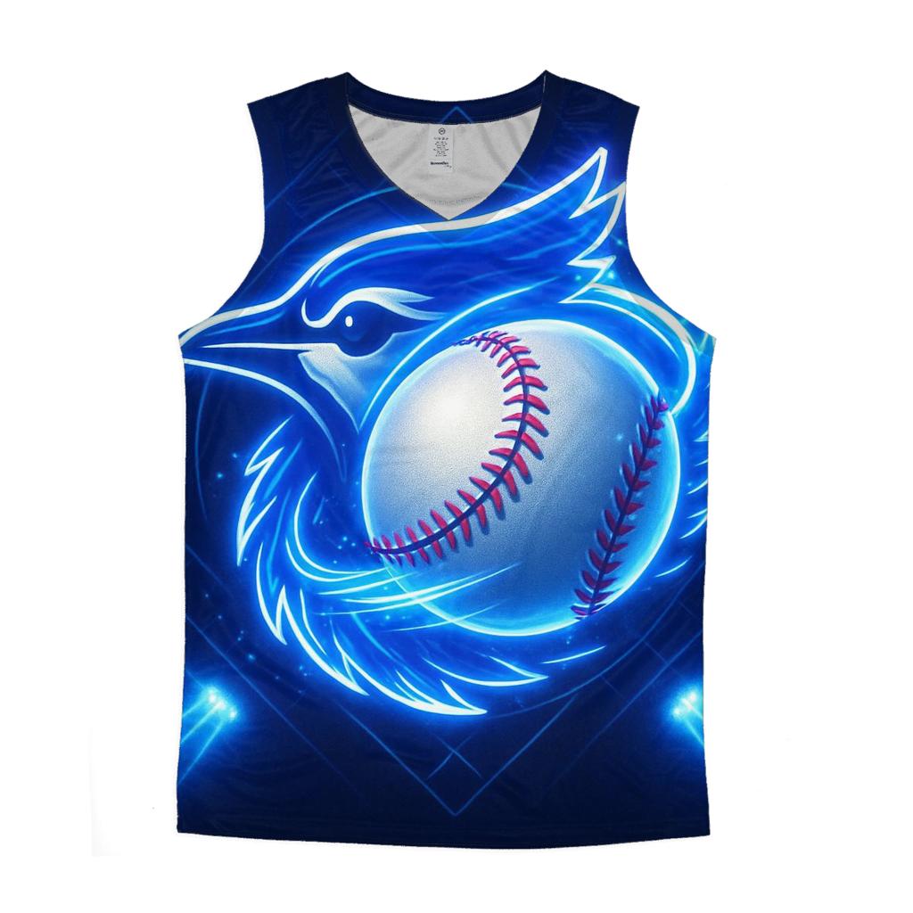 Blue Jays Orbit Fastball Breakthrough stylish racerback tanks