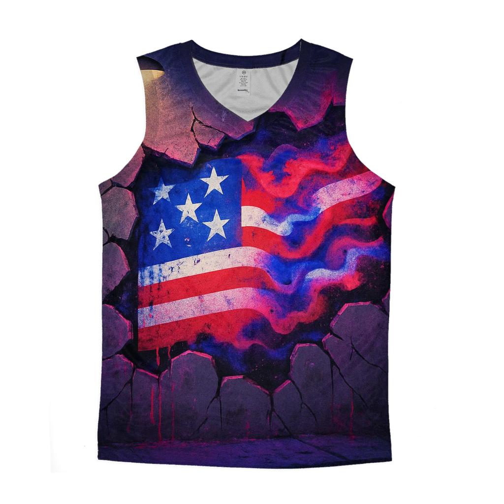 Urban Flag Breakthrough trendy fitted tank tops