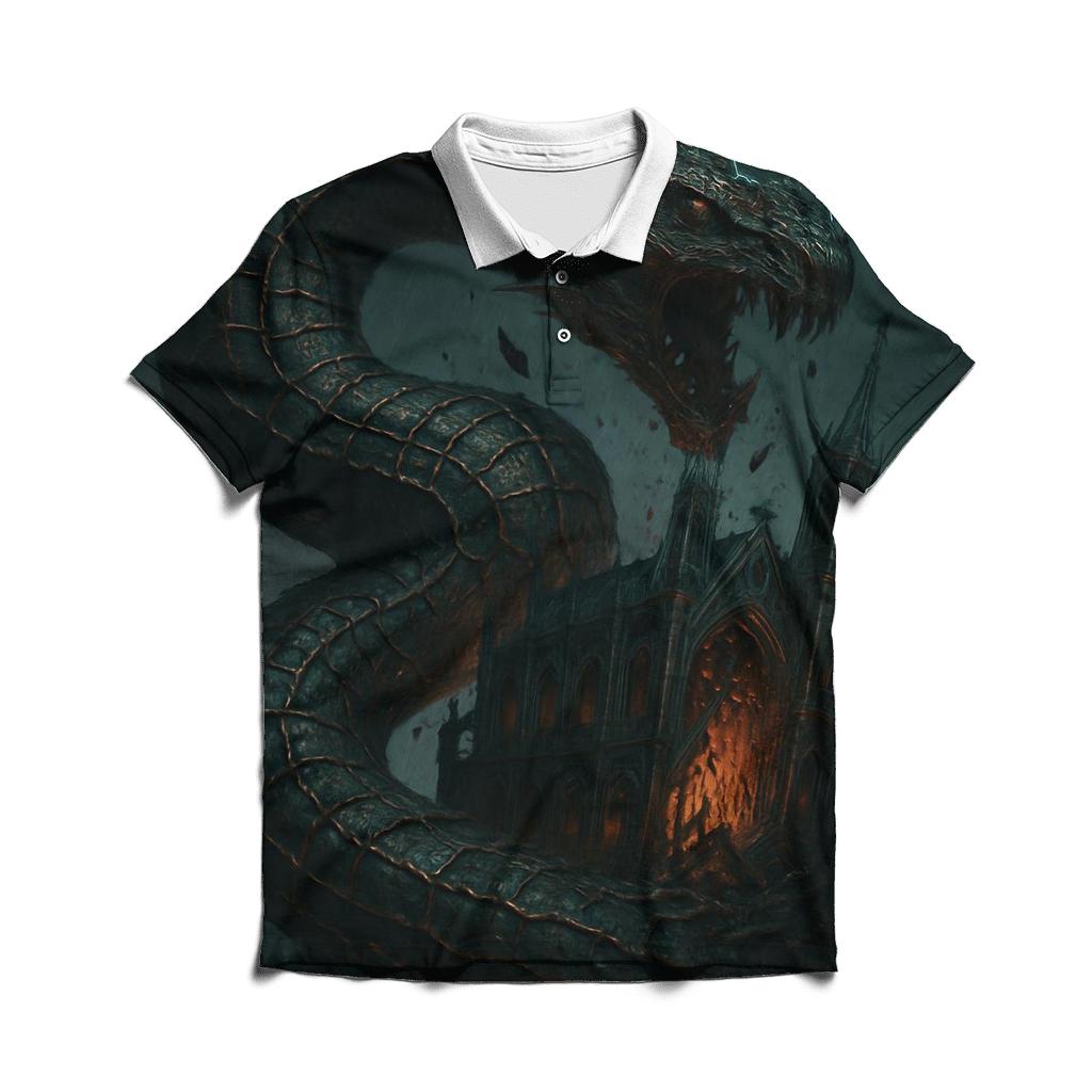 Iron Cathedral Leviathan designer slim fit polos