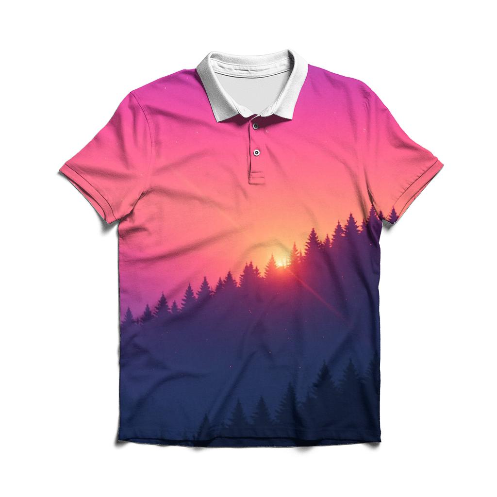 Pine Ridge Emberline Panorama premium cotton polo shirts