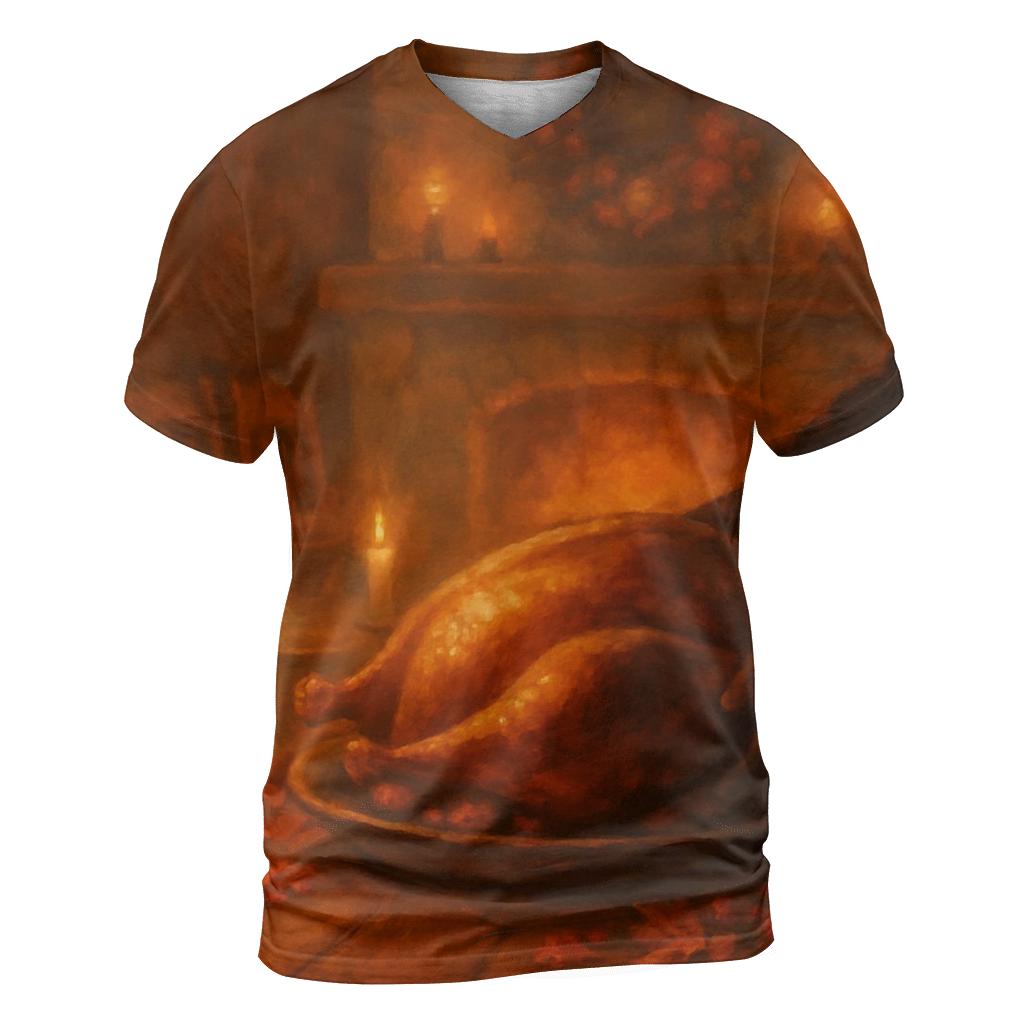 Candlelit Harvest Table Embrace unique graphic print tees