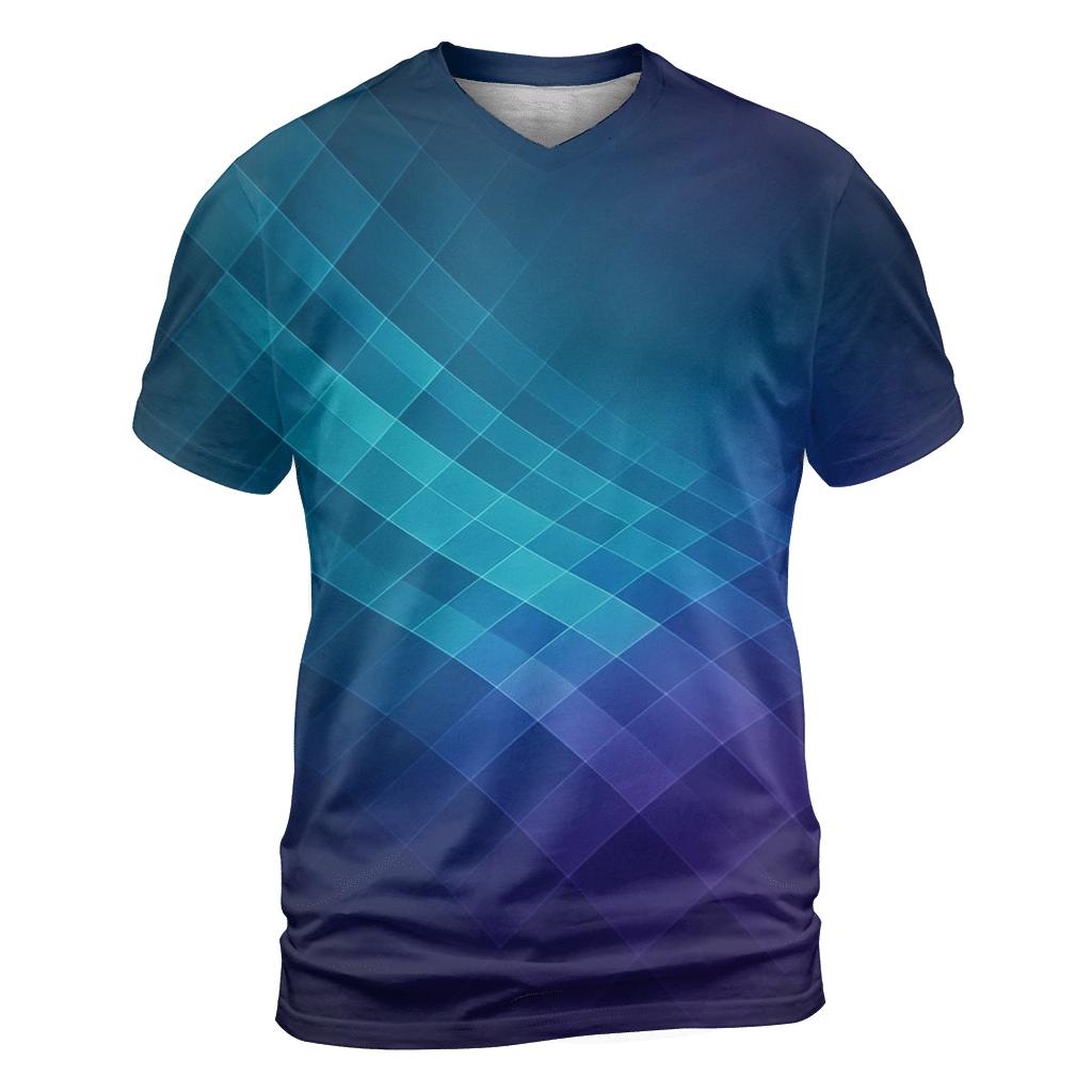 Geometric Aurora Loom trendy printed shirt styles