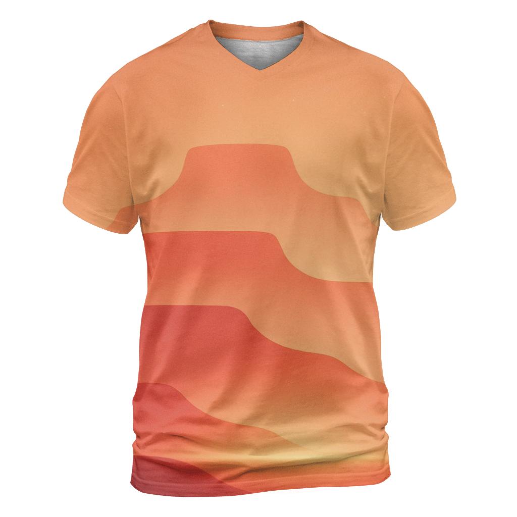 Sunset Spectrum Mesa statement graphic shirts