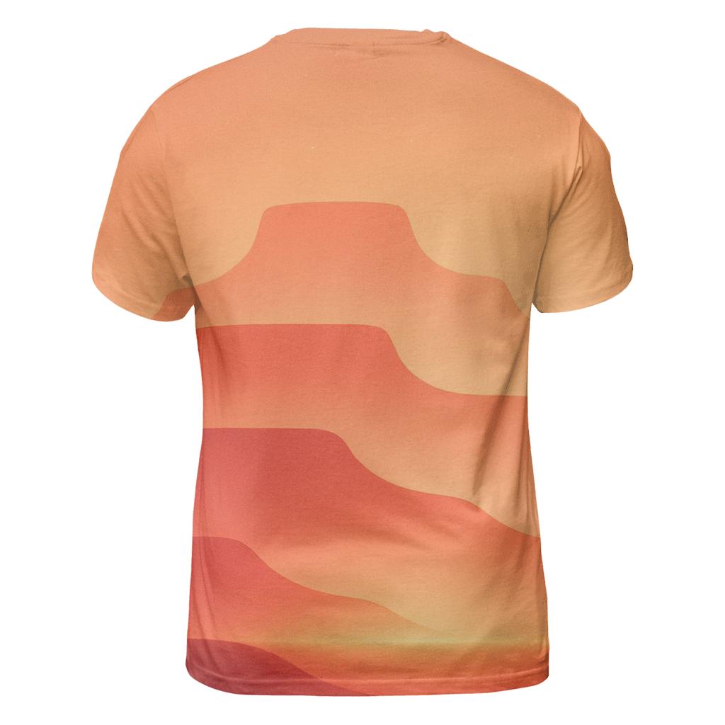 Sunset Spectrum Mesa statement graphic shirts