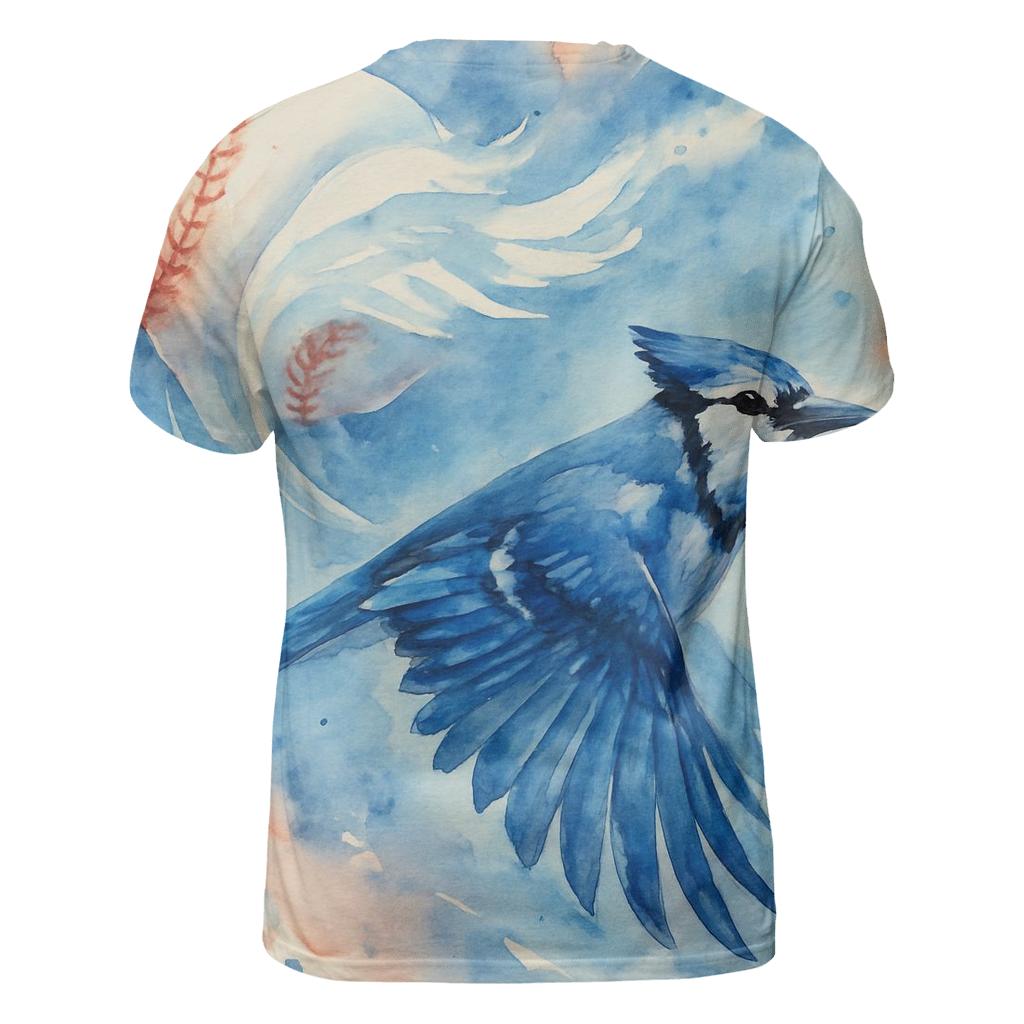 Sky Curve Fastball Blue Jays Flight Trail trendy printed shirt styles