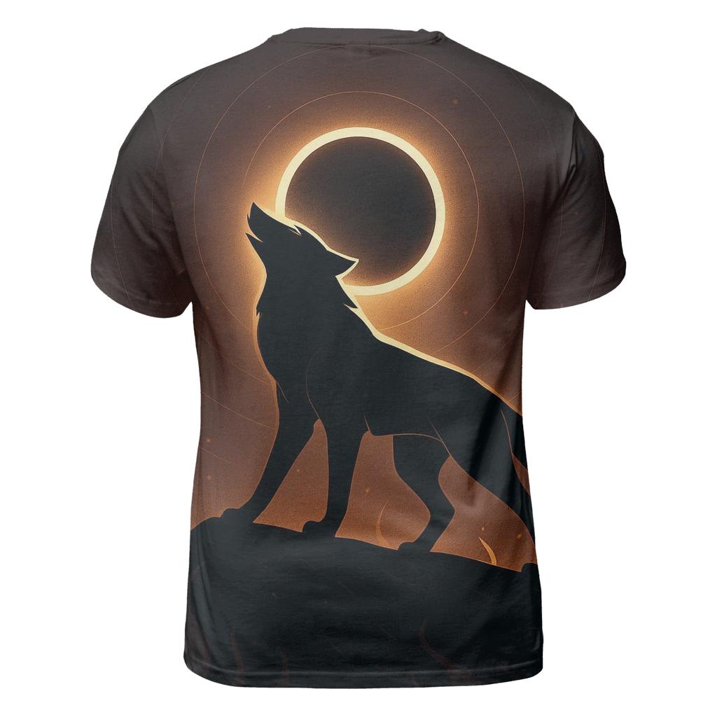 Golden Eclipse Longshadow unique graphic print tees