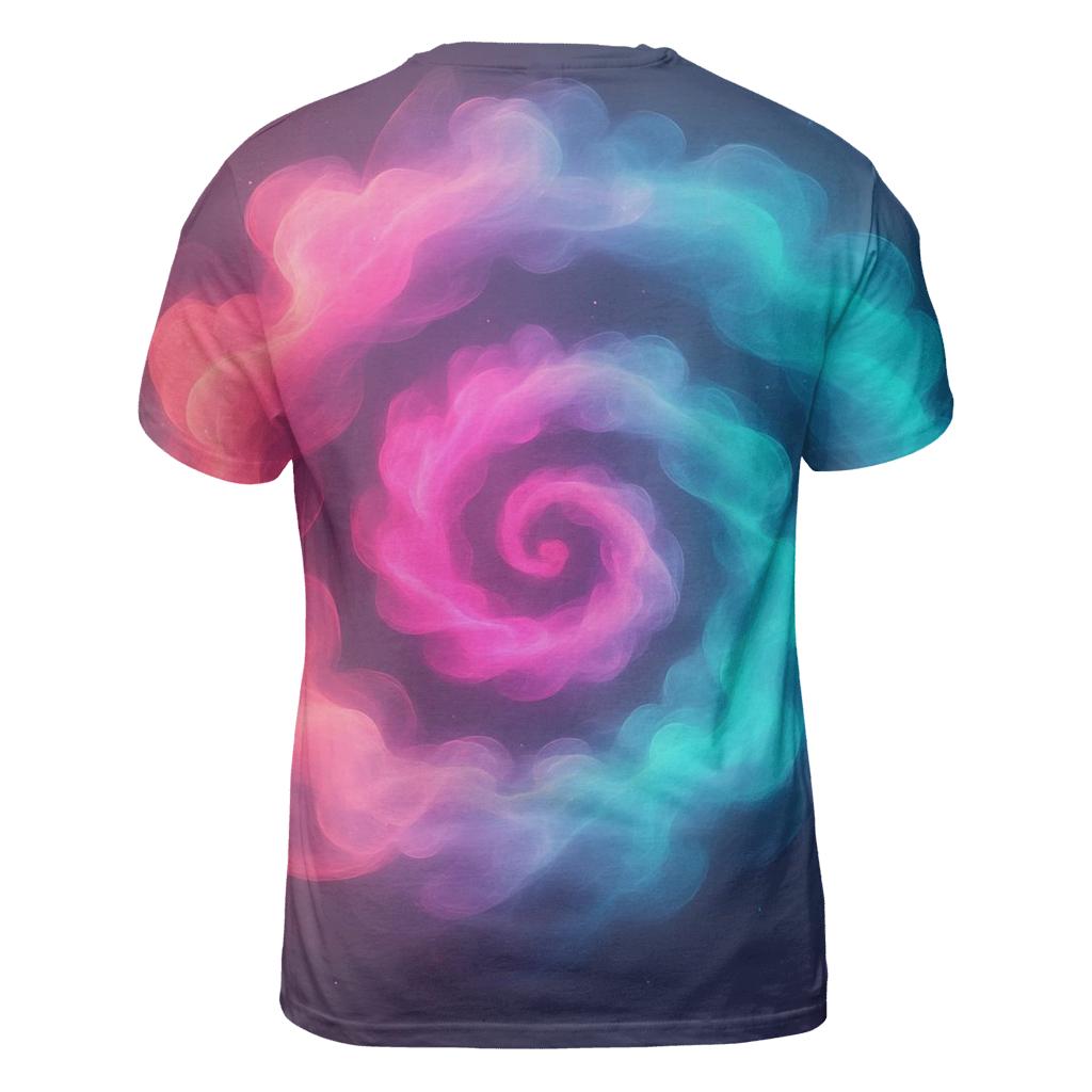 Iridescent Smoke Carousel designer pattern shirts