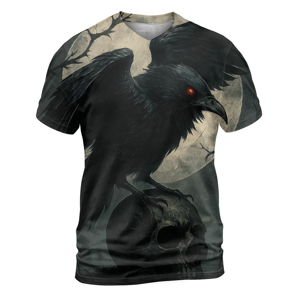 Raven Of The Severed Moon unique graphic print tees
