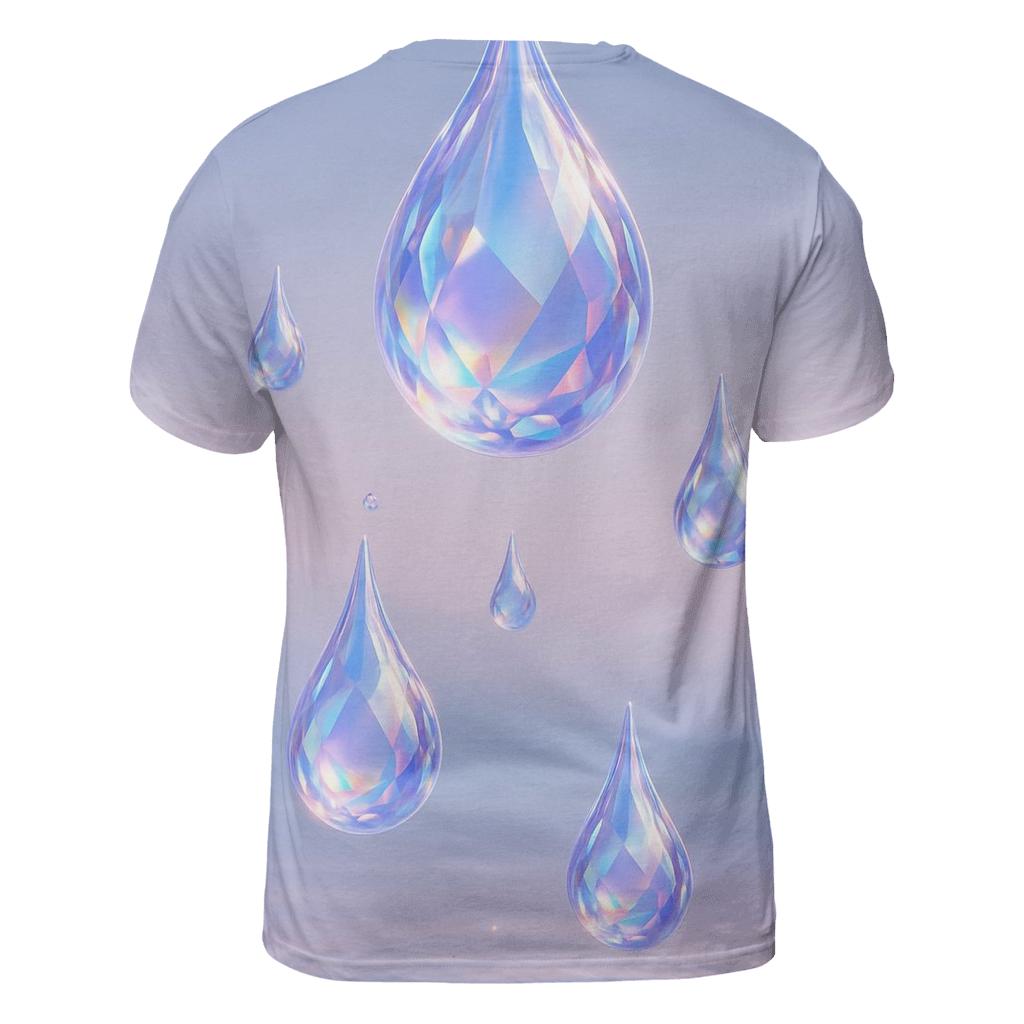 Crystal Rain Horizon unique graphic print tees