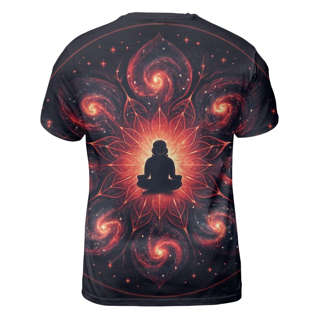 Supernova Bloom Tattoo Mandala artistic all-over print tops