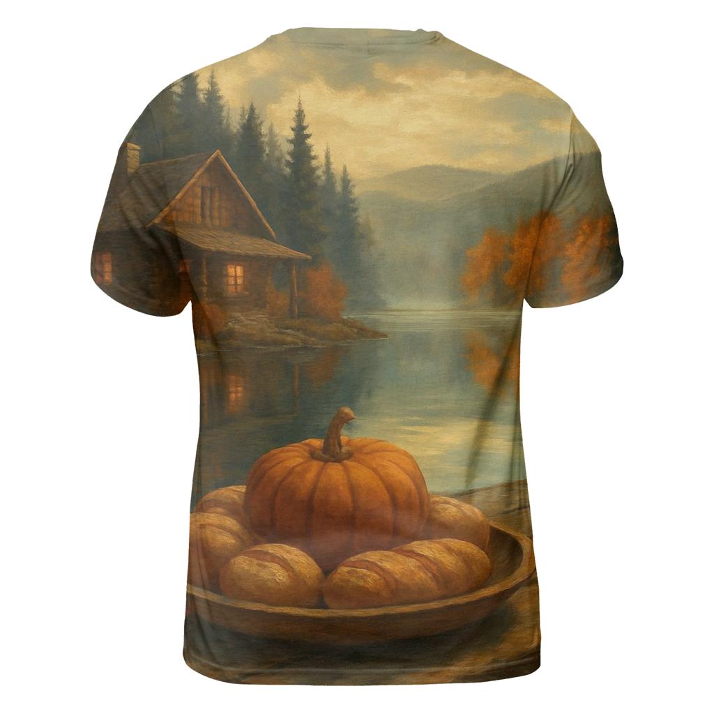 Lake Cabin Thanksgiving Blessing personalized full print shirts