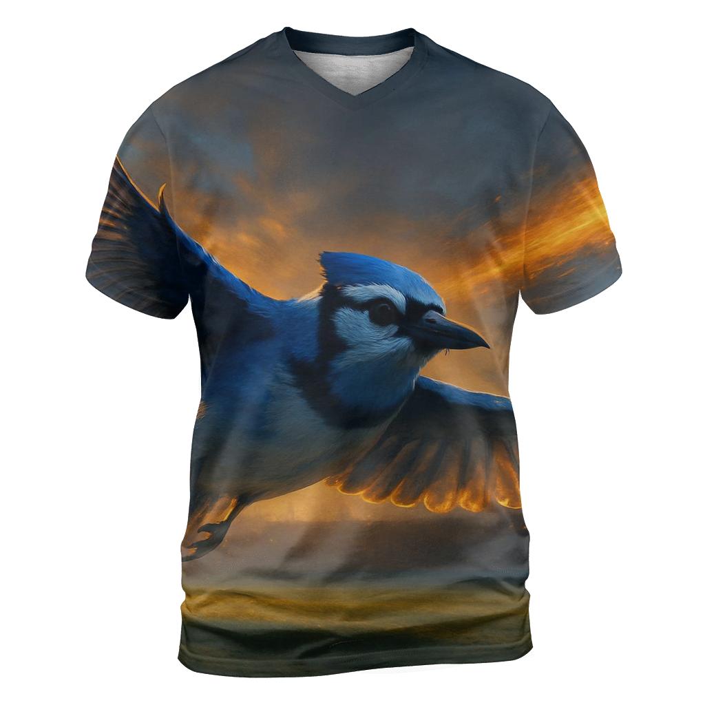 Stadium Horizon Blue Jays Sunset Charge statement graphic shirts