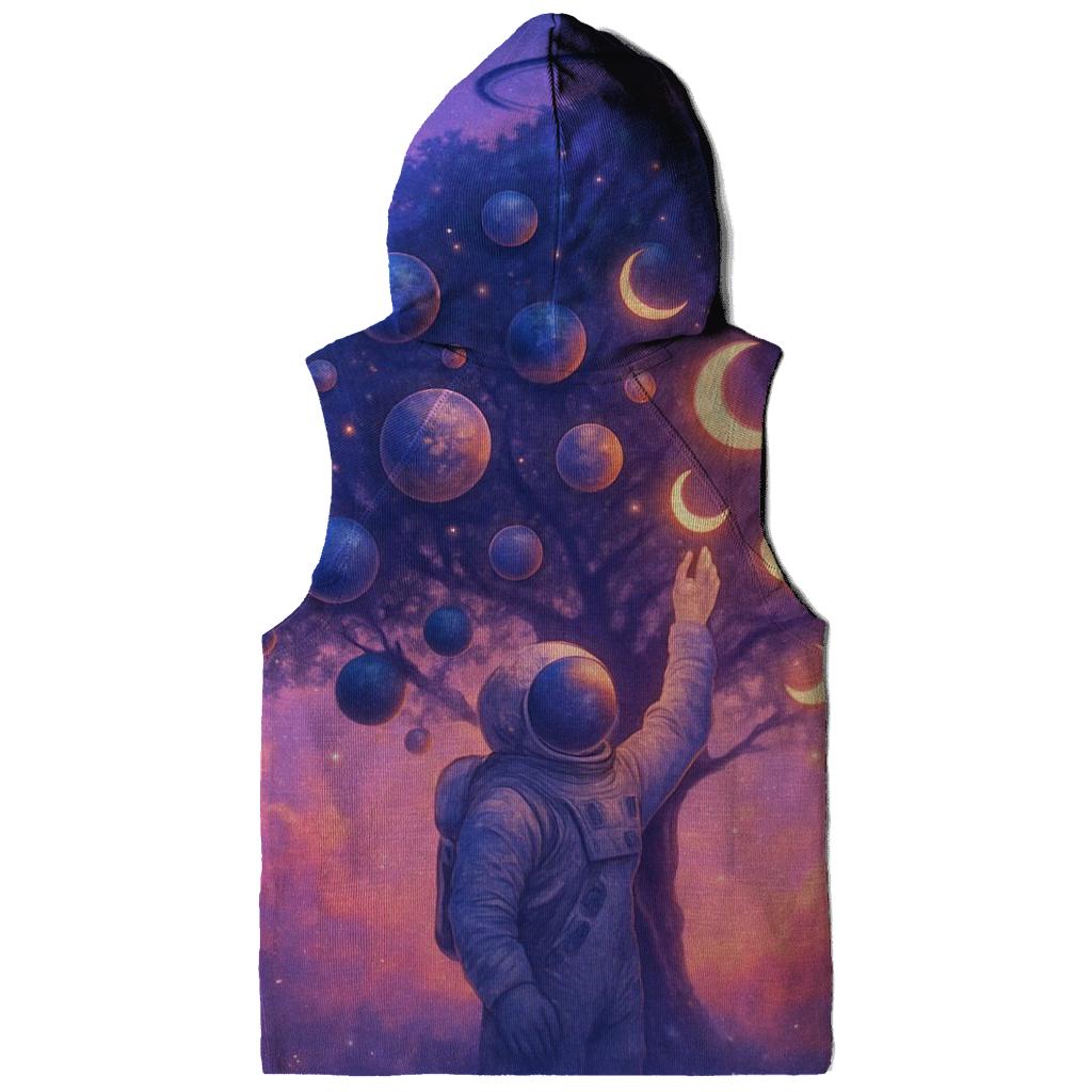 Time Orchard Under Twin Nebulas graphic hoodies