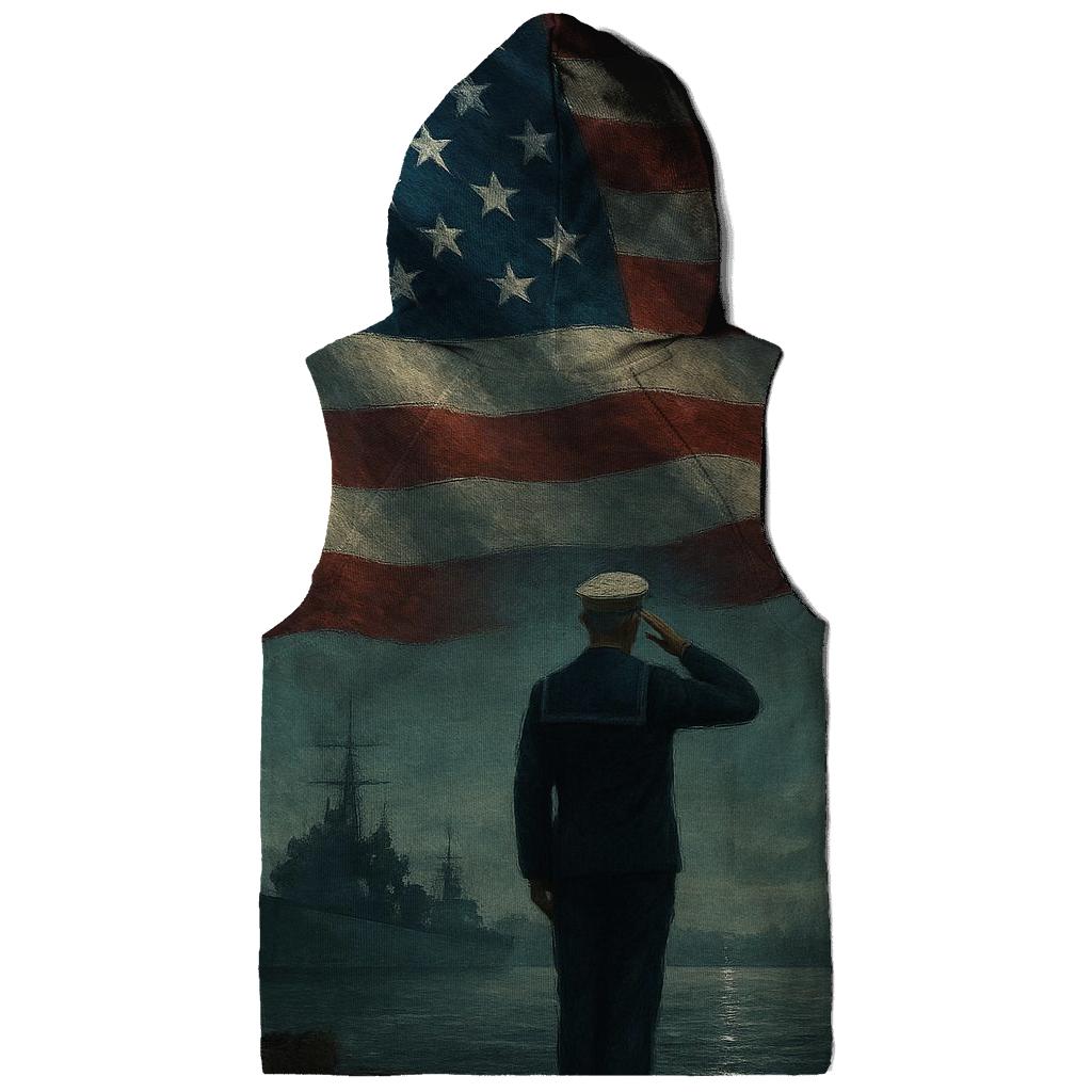 Harbor Watch Flag And Steel Horizon custom hoodies
