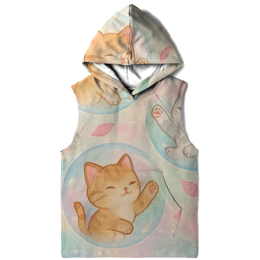 Garden Of Floating Kittens zip-up hoodies
