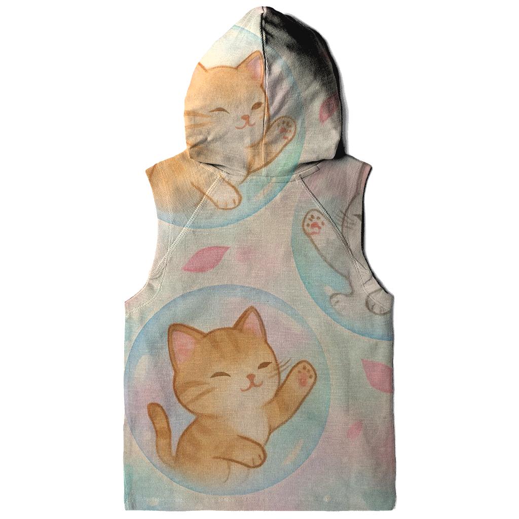 Garden Of Floating Kittens zip-up hoodies