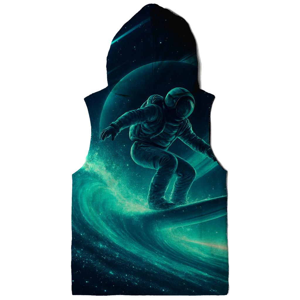 Aurora Surf On The Saturn Skies graphic hoodies