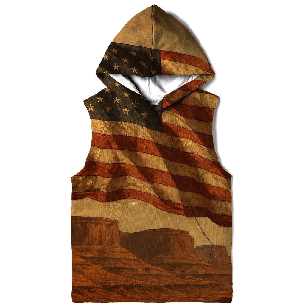 Desert Wind Heritage Banner pullover hoodies