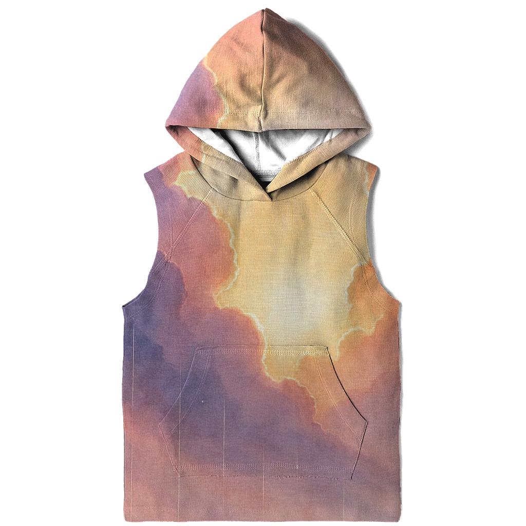 Lavender Raincloud Sundown Halo pullover hoodies