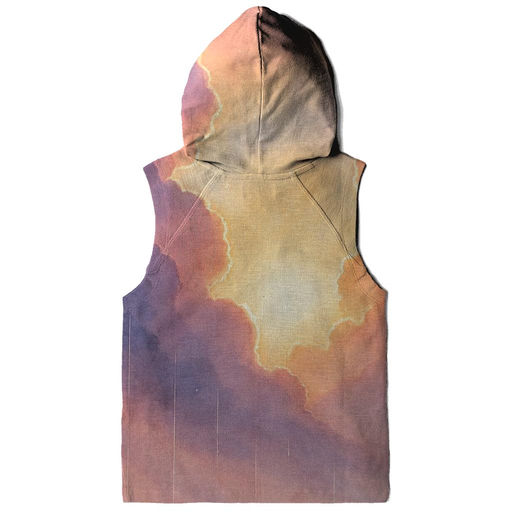 Lavender Raincloud Sundown Halo pullover hoodies