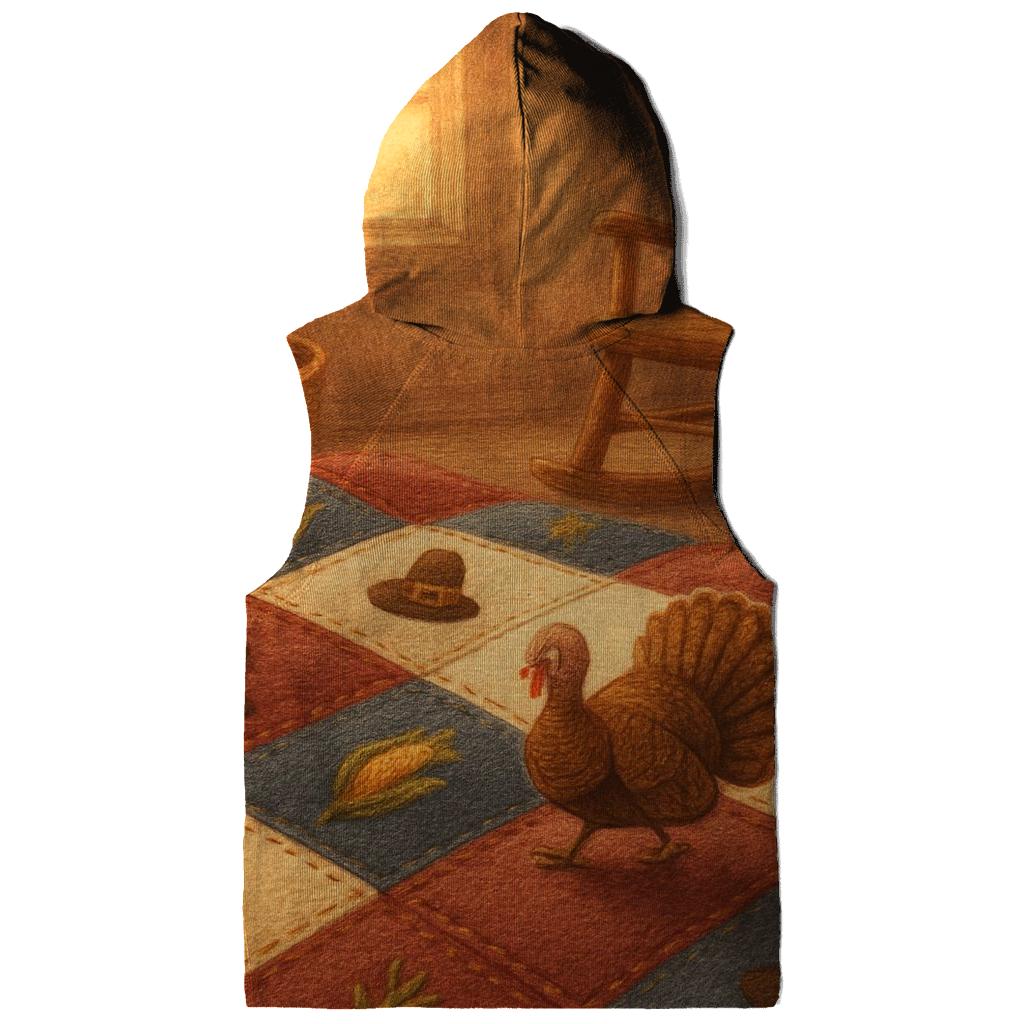 Pilgrim Harvest Quilt Dreamscape designer hoodies