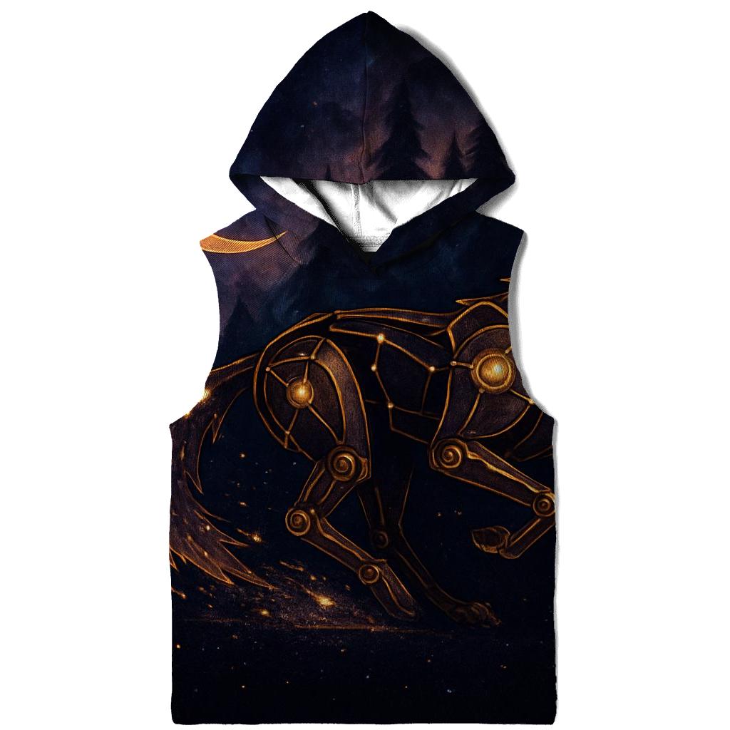Clockwork Constellation Fox lightweight hoodies