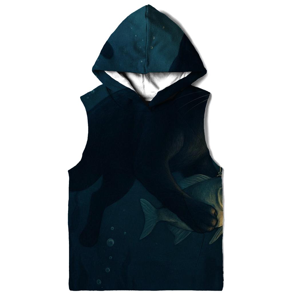 Deep Sea Lantern Cat custom hoodies