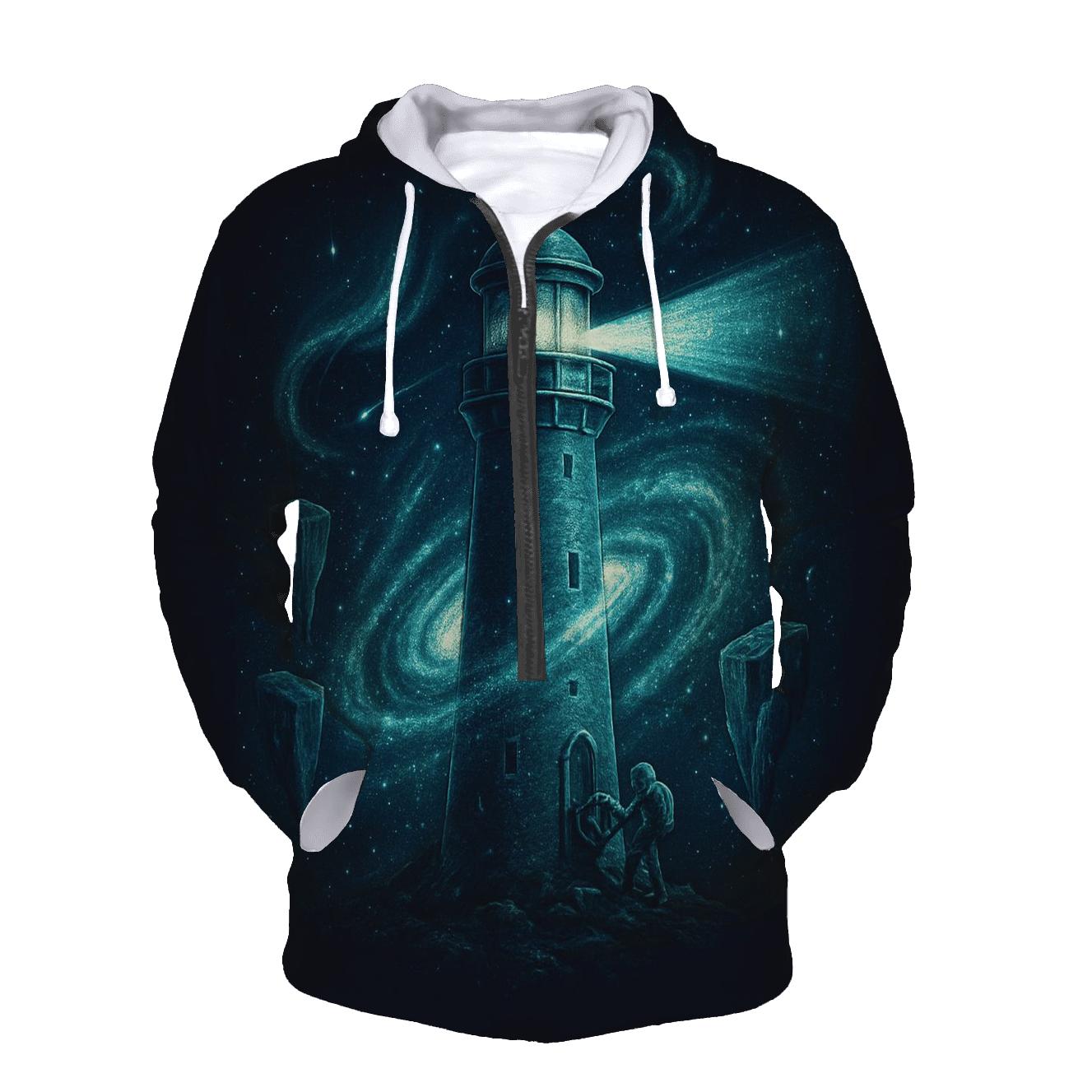 Lighthouse Of The Spiral Tide lightweight hoodies
