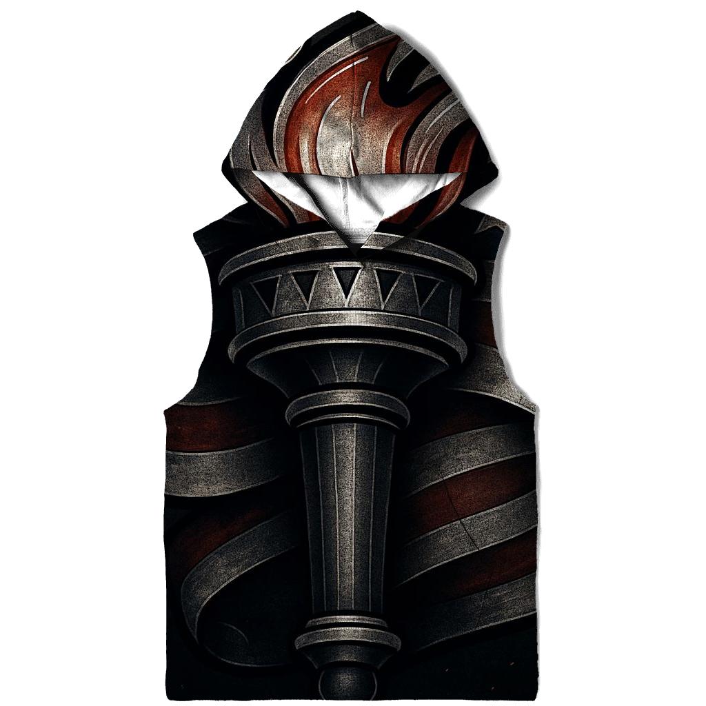 Liberty Torch And Flag Forged In Armor Steel hoodie styles