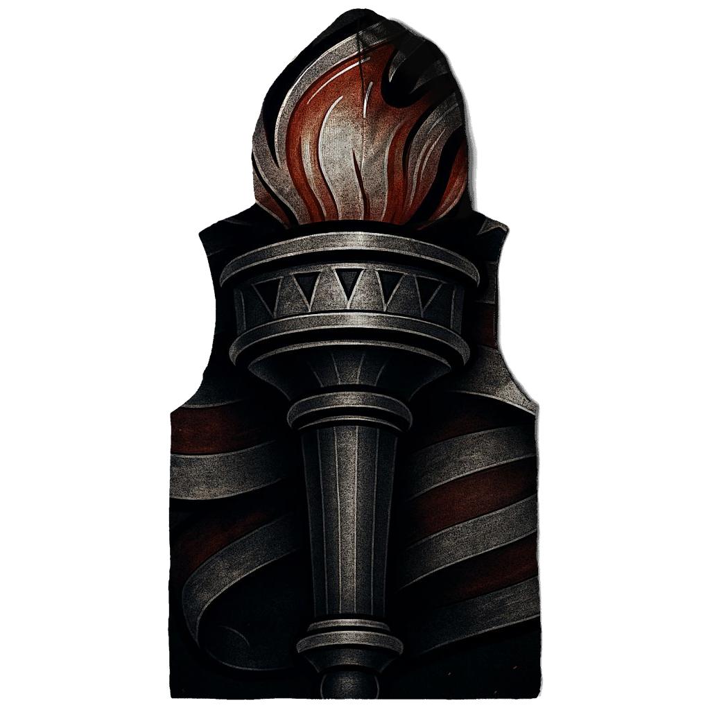 Liberty Torch And Flag Forged In Armor Steel hoodie styles