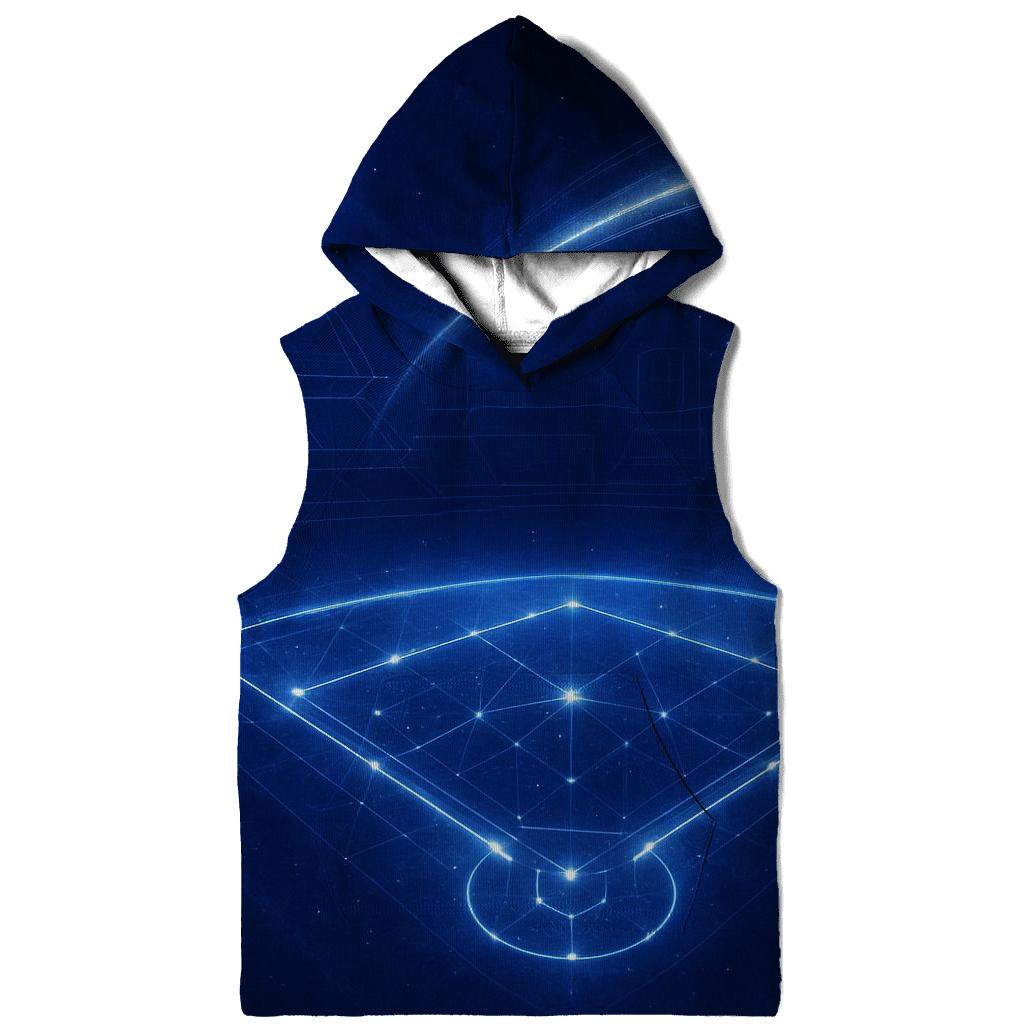 Constellation Diamond Blueprint printed hoodies