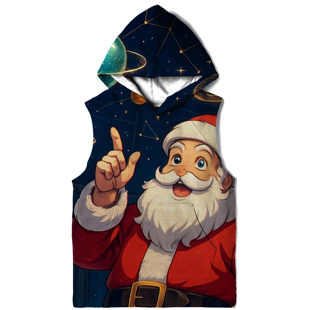 Ornament Planetarium Santa Stargazer hoodie trends