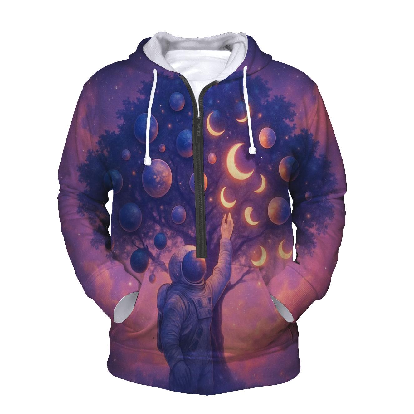 Time Orchard Under Twin Nebulas custom hoodies