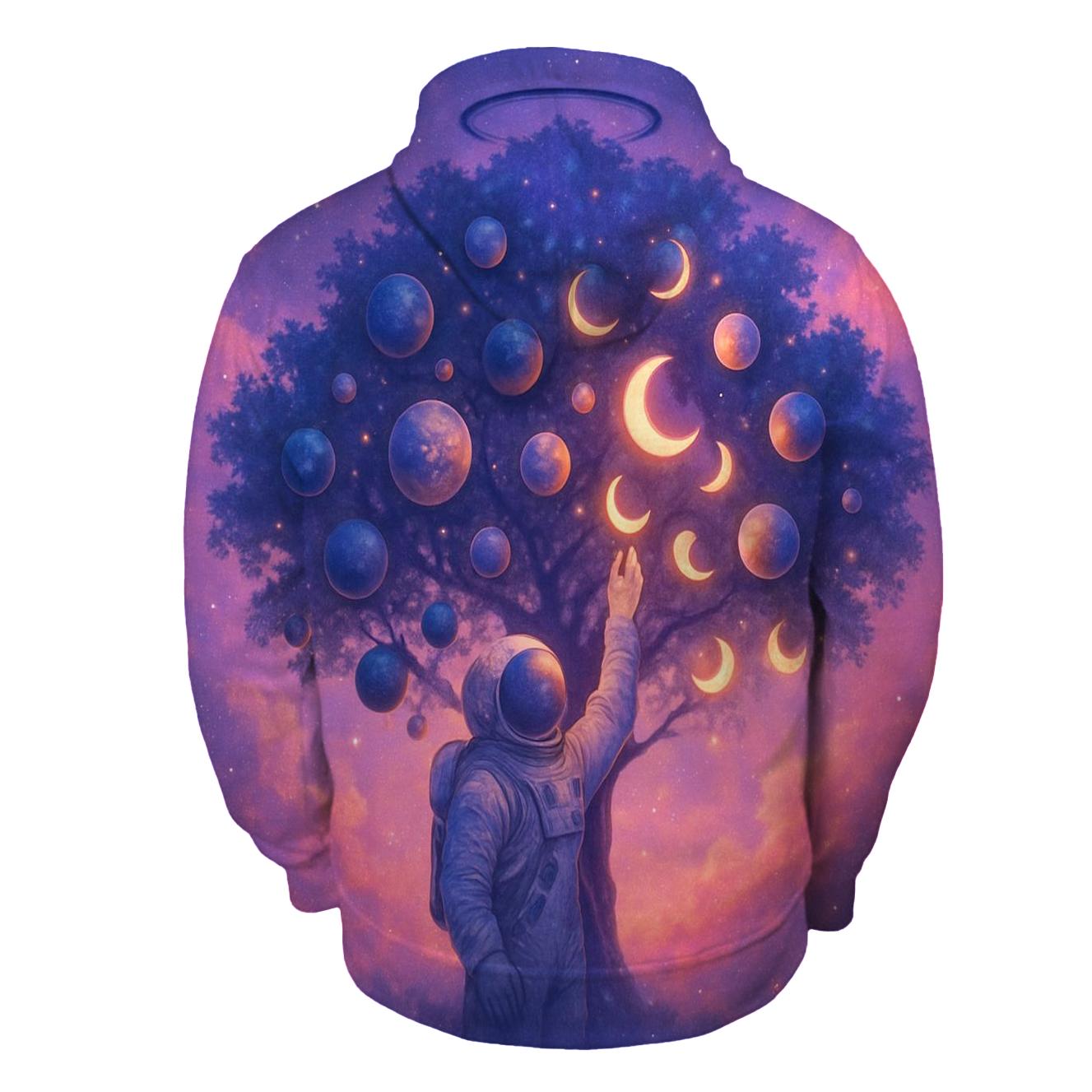 Time Orchard Under Twin Nebulas custom hoodies