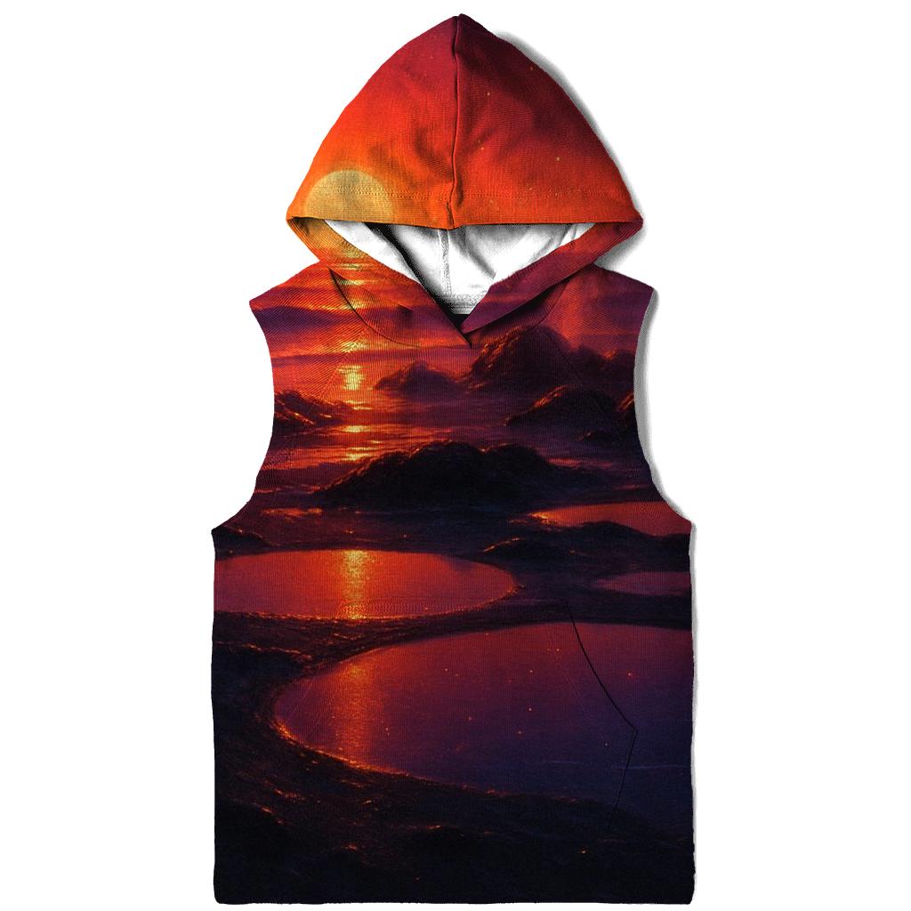 Volcanic Shore Magma Twilight premium hoodies