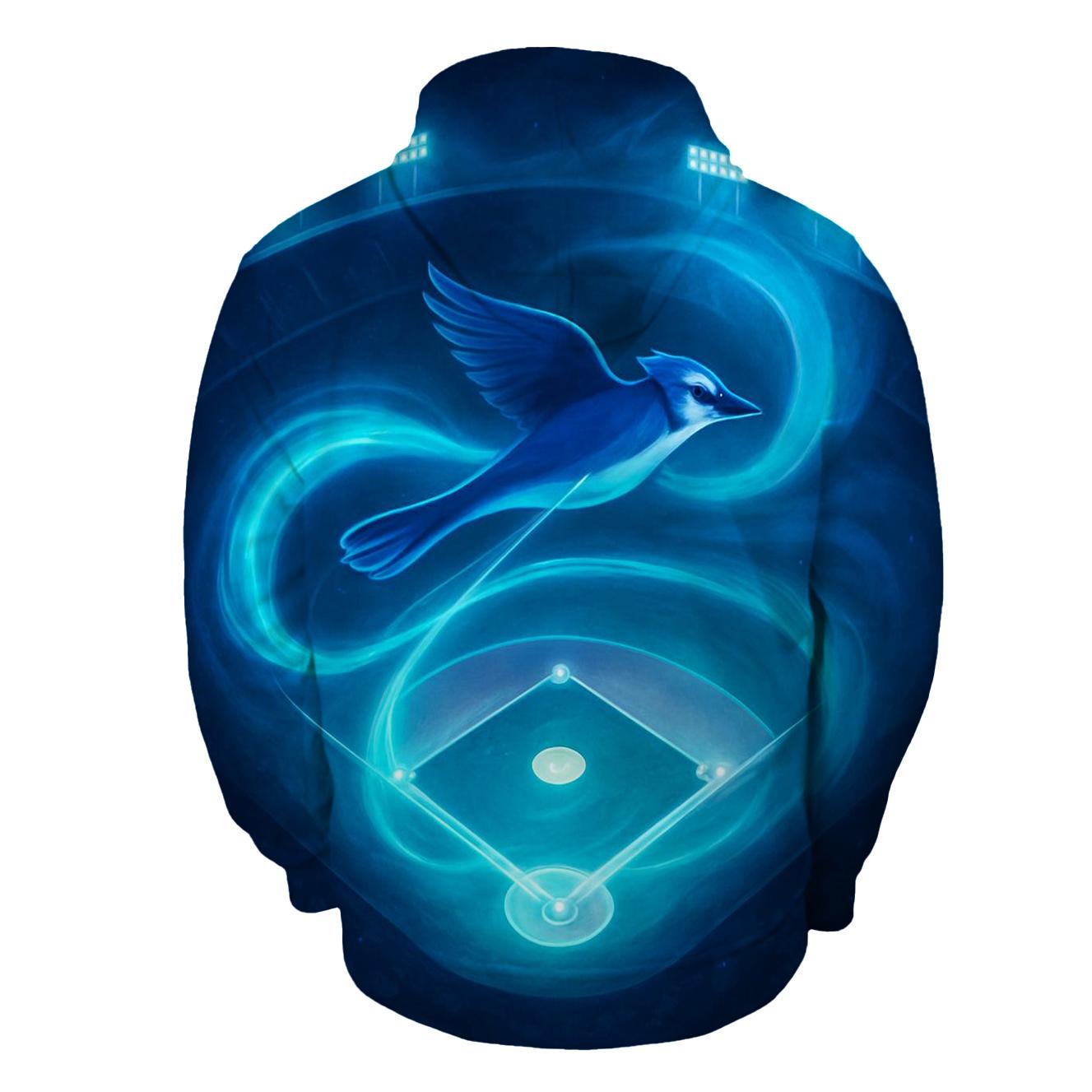 Midnight Diamond With Blue Jays Aurora premium hoodies