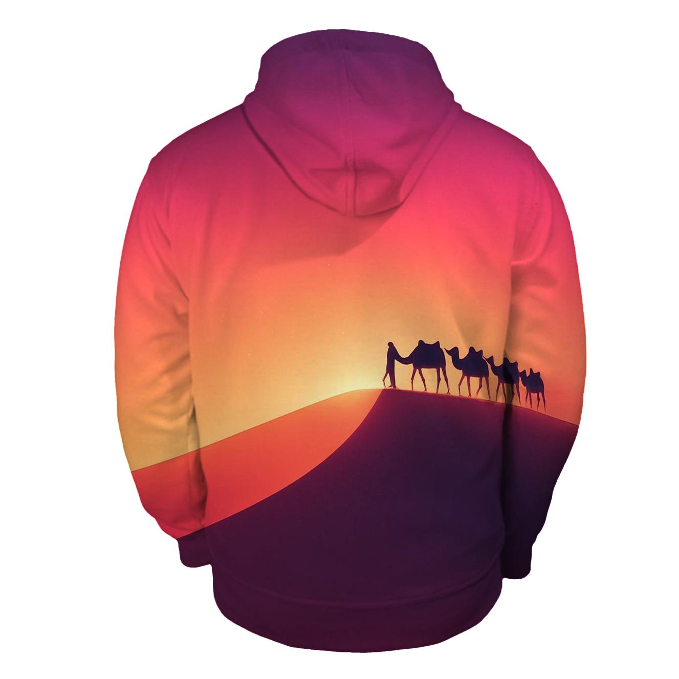 Crescent Dune Afterglow Caravan custom hoodies