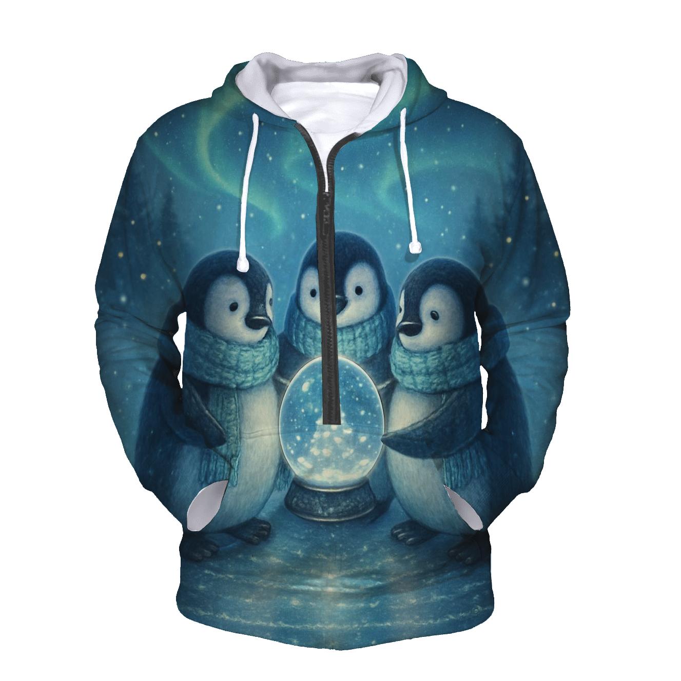 Aurora Snowglobe Penguin Parade custom hoodies