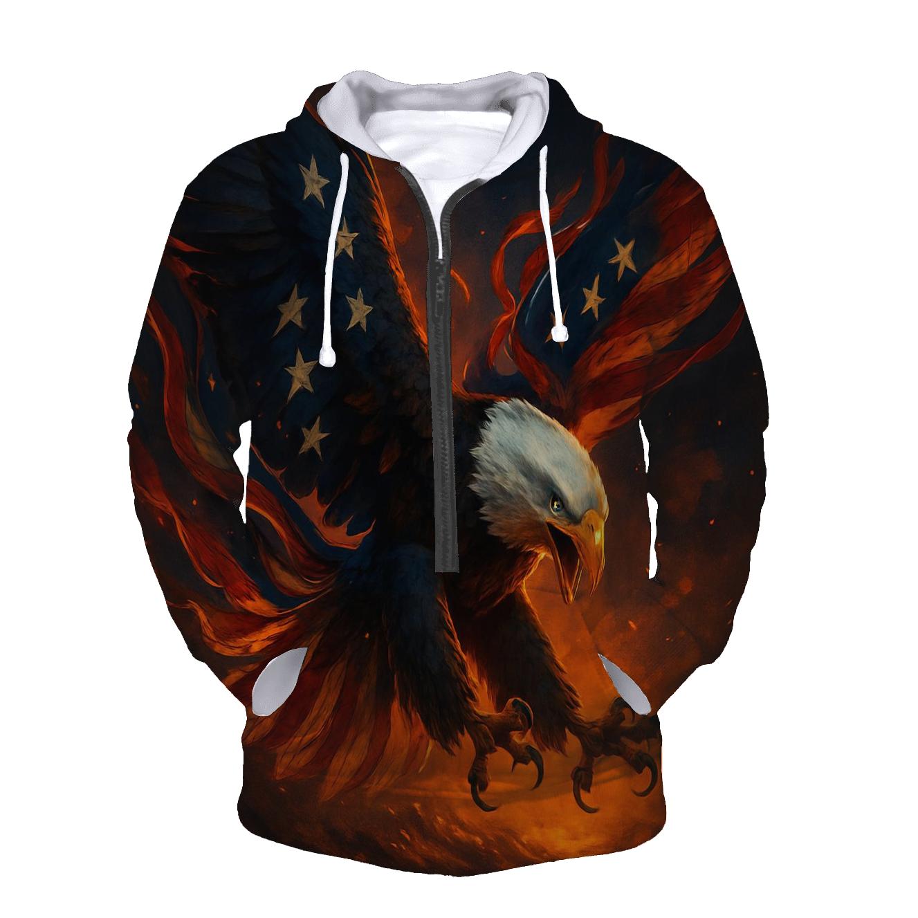 Eagle Of Ember Stripes hoodie styles