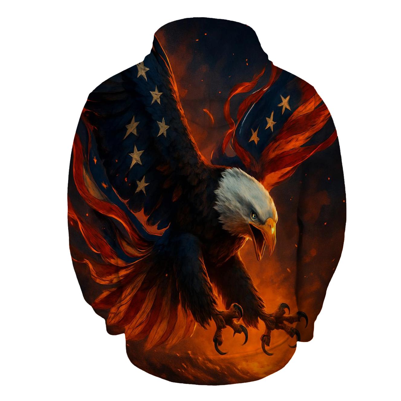 Eagle Of Ember Stripes hoodie styles