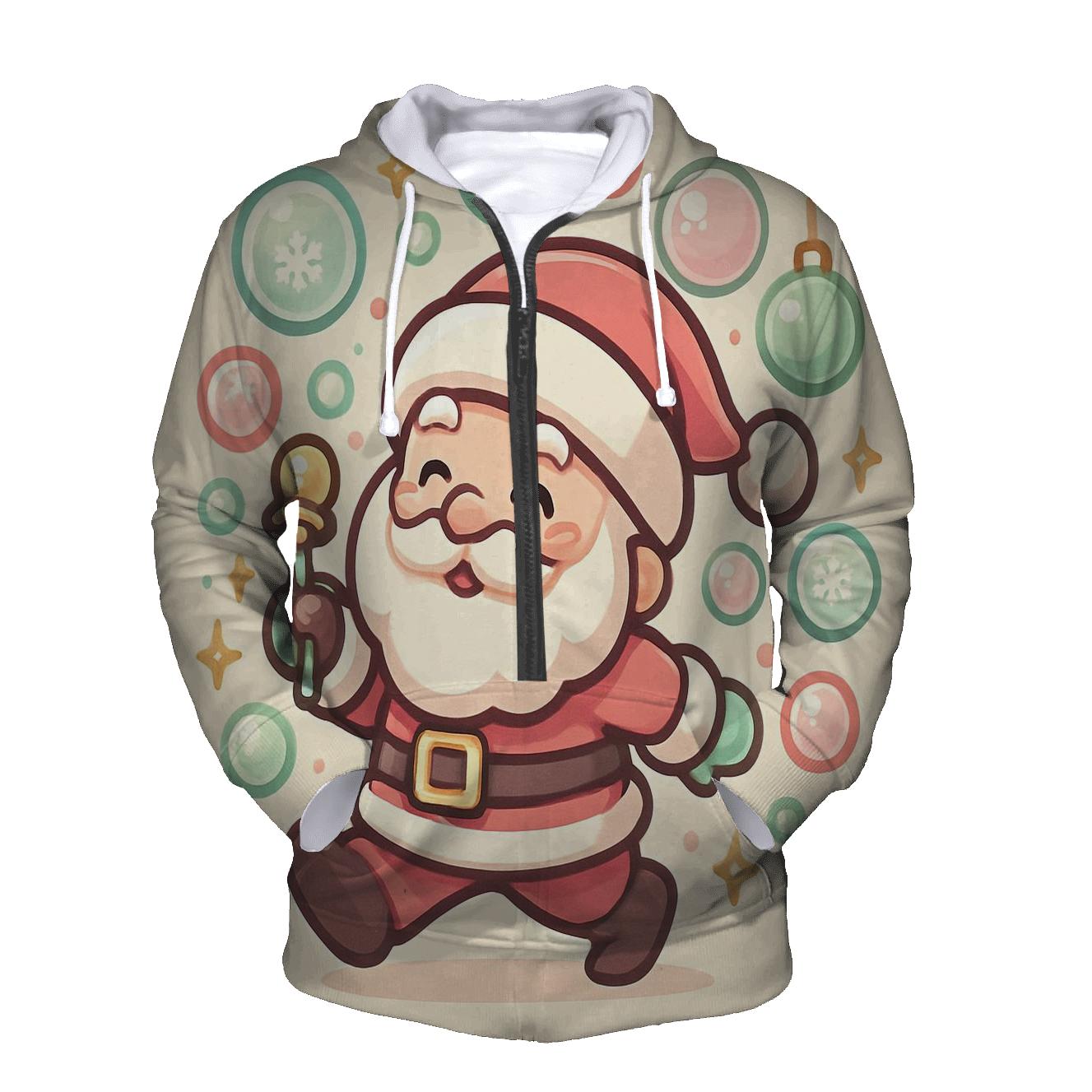 Chibi Santa Bubble Blizzard Parade hoodies fashion